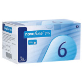 NOVOFINE 6 Kanülen 0,25x6 mm 31 G (PZN 10252286)