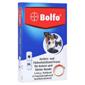 BOLFO Flohschutzband braun f.kleine Hunde/Katzen (PZN 2756305)