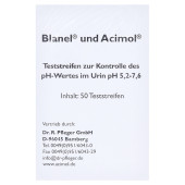 Teststreifen zur Kontrolle des pH-Wertes im Urin (PZN 818290)