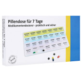 PILLENDOSE 7 Tage+4 Fächer je Tag Kunststoff (PZN 1596354)