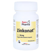 ZINKONAT Kapseln 10 mg Zinkgluconat (PZN 10302529)