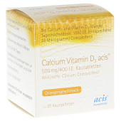 Calcium Vitamin D3 acis 500mg/400 I.E. (PZN 11011202)