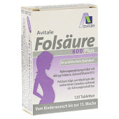 Avitale Folsäure 800 Plus B12+Jod (PZN 10547722)