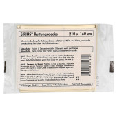 SIRIUS Rettungsdecke 160x210 cm gold/silber (PZN 11048062)