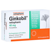 GINKOBIL ratiopharm 40mg (PZN 6680817)
