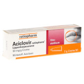 Aciclovir-ratiopharm Lippenherpescreme (PZN 2286360)