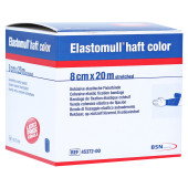 ELASTOMULL haft color 8 cmx20 m Fixierb.blau (PZN 1412555)