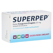 Superpep Reise Kaugummi-Dragees 20mg (PZN 7560067)