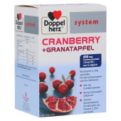 DOPPELHERZ Cranberry Granatapfel system Kapseln (PZN 9726299)