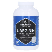 L-ARGININ 750 mg hochd.+Piperin+Vitamine Kapseln (PZN 13815324)