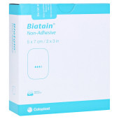 BIATAIN Schaumverband 5x7 cm nicht haftend (PZN 13331796)