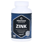 ZINK 25 mg hochdosiert vegan Tabletten (PZN 12741486)