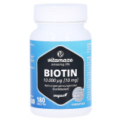 BIOTIN 10 mg hochdosiert vegan Tabletten (PZN 16018634)