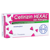 Cetirizin HEXAL bei Allergien (PZN 1830146)
