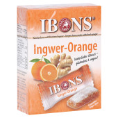 IBONS Ingwer Orange Box Kaubonbons (PZN 16884550)