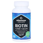 BIOTIN 10 mg hochdosiert+Zink+Selen Tabletten (PZN 12580505)