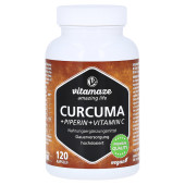CURCUMA+PIPERIN+Vitamin C vegan Kapseln (PZN 12580511)
