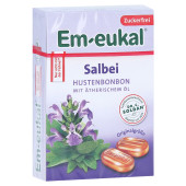 EM EUKAL Bonbons Salbei zuckerfrei Box (PZN 15877654)
