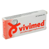 Vivimed mit Coffein gegen Kopfschmerzen (PZN 410324)