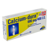 Calcium-dura Vit D3 600mg/400 I.E. (PZN 1845722)