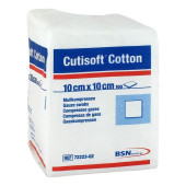 CUTISOFT Cotton Kompr.10x10 cm unsteril (PZN 1499361)