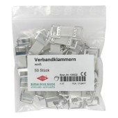 VERBANDKLAMMERN weiß mit Gummiband (PZN 3139477)