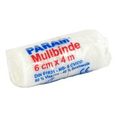 MULLBINDEN 6 cm m.Cellophan (PZN 3855452)