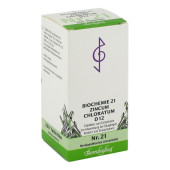 BIOCHEMIE 21 Zincum chloratum D 12 Tabletten (PZN 4325207)