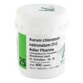 BIOCHEMIE Adler 25 Aurum chloratum natr.D 12 Tabl. (PZN 2730990)