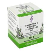 BIOCHEMIE 1 Calcium fluoratum D 6 Tabletten (PZN 4324610)