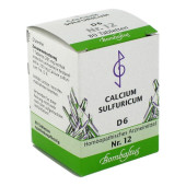 BIOCHEMIE 12 Calcium sulfuricum D 6 Tabletten (PZN 1073900)