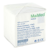 VLIESKOMPRESSEN 10x10 cm unsteril (PZN 8889421)