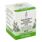 BIOCHEMIE 6 Kalium sulfuricum D 12 Tabletten (PZN 674135)