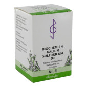 BIOCHEMIE 6 Kalium sulfuricum D 6 Tabletten (PZN 1009411)