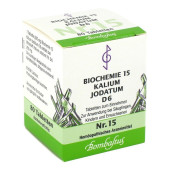 BIOCHEMIE 15 Kalium jodatum D 6 Tabletten (PZN 4324768)