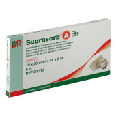 SUPRASORB A+Ag Antimik.Cal.Alginat Kompr.10x20 cm (PZN 4829534)