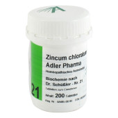 BIOCHEMIE Adler 21 Zincum chloratum D 12 Tabletten (PZN 833504)