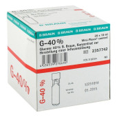 GLUCOSE 40% B.Braun Mini Plasco connect Inf.-L.-K. (PZN 3159304)