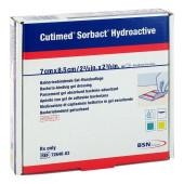 CUTIMED Sorbact Hydroactive Kompressen 7x8,5 cm (PZN 6148063)