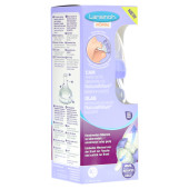 LANSINOH Weithalsflasche Glas 160 ml mit Sauger S (PZN 13169717)