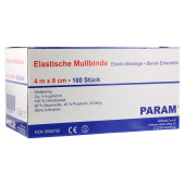 MULLBINDEN elast.8 cm o.Cellophan (PZN 3855759)