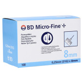 BD MICRO-FINE+ 8 Pen-Nadeln 0,25x8 mm (PZN 11049096)