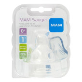 MAM Sauger Gr.1 0+ Monate Silikon (PZN 5463265)