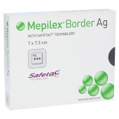 MEPILEX Border Ag Schaumverb.7x7,5 cm steril (PZN 11195219)