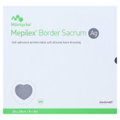 MEPILEX Border Sacrum Ag Schaumverb.20x20 cm ster. (PZN 6130442)