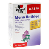 DOPPELHERZ Meno Rotklee+Nachtkerzenöl+Biotin Kaps. (PZN 4042018)