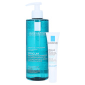 ROCHE-POSAY Effaclar Mikro-Peeling Reinigungsgel + gratis LRP Effaclar Duo 15 ml (PZN 16364299)