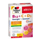 DOPPELHERZ B12+C+D3 Depot aktiv Tabletten (PZN 16926521)