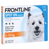 Frontline Spot On gegen Zecken und Flöhe bei Hunden 2 - 10 kg (PZN 662876)