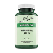 VITAMIN D3. 500 I.E. Kapseln (PZN 11286695)